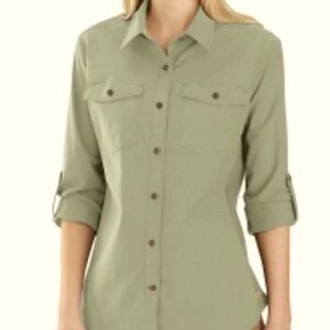 Carhartt rugged flex bozeman long sleeve button down shirt